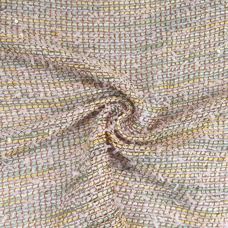 Sewing Tweed - Hafif, Oyuklu, Kurdeleli, İplik Boyalı Tüvit