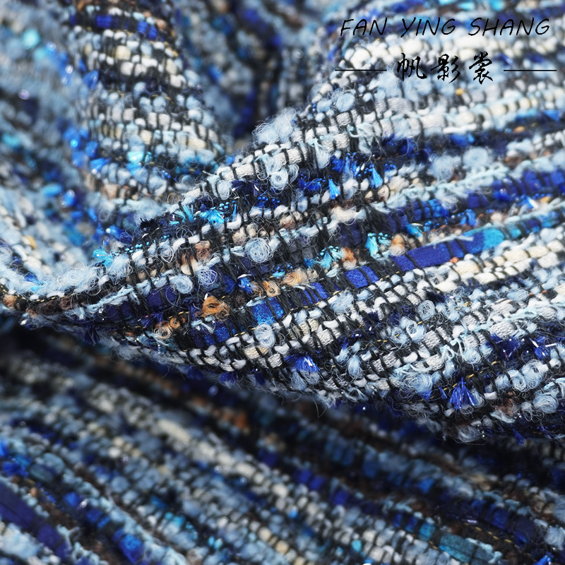 Sewing Tweed - 2025 Mavi Seri Parlak Şifon Yün