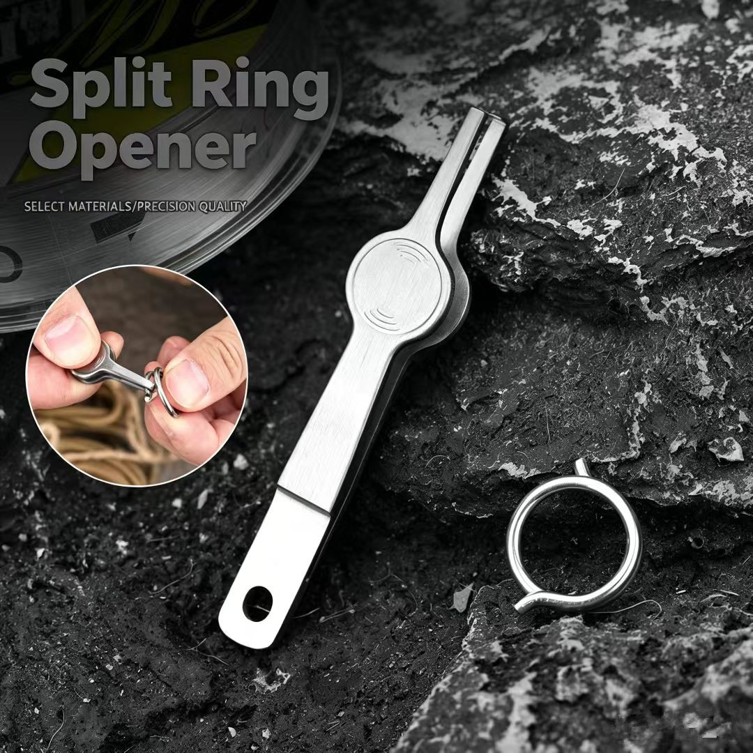 Snap Button Plier - Bölünmüş Halka Açıcı Balıkçılık Aleti, Paslanmaz