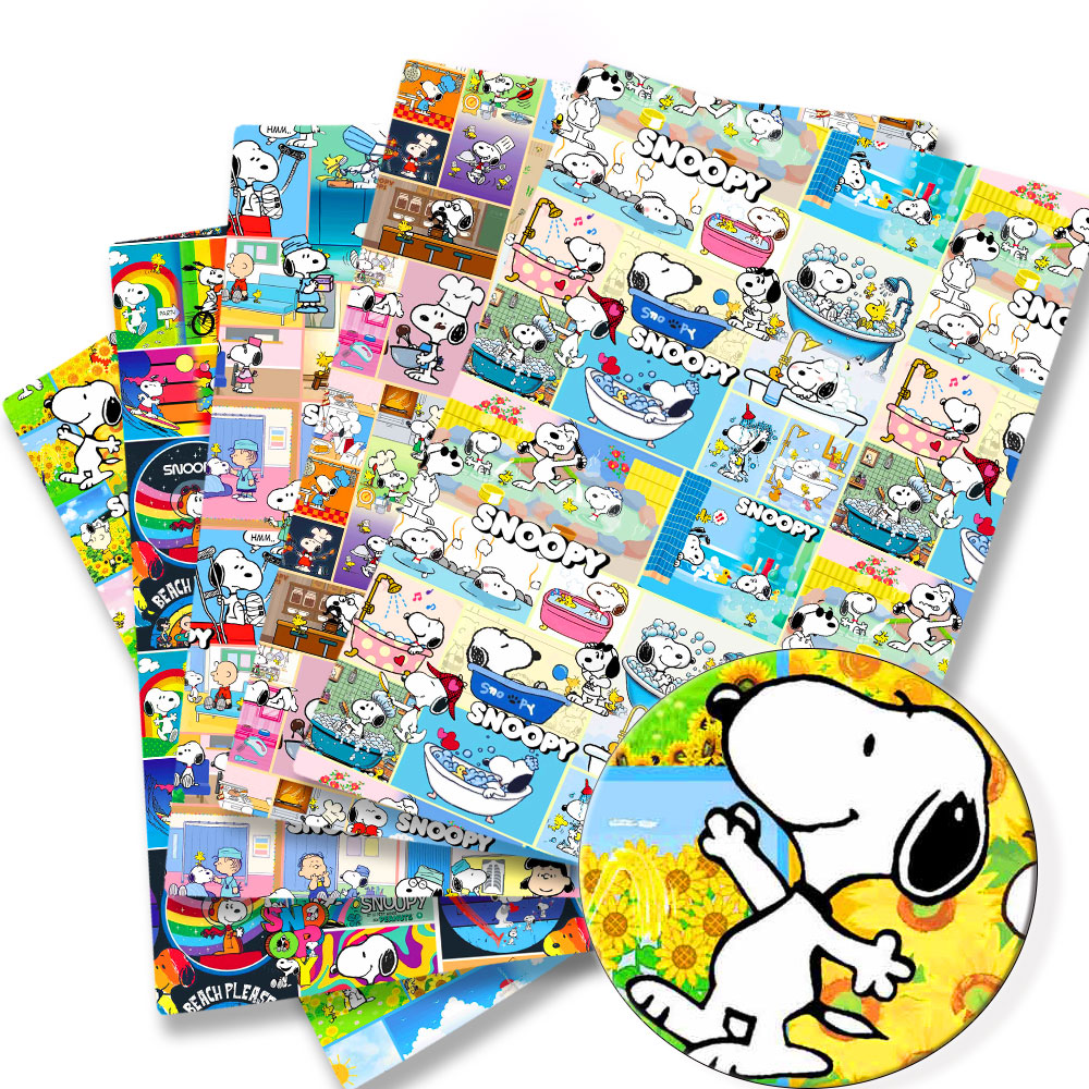 Sewing Production - TAKARA TOMY Snoopy kumaş140x50CM Karikatür baskılı