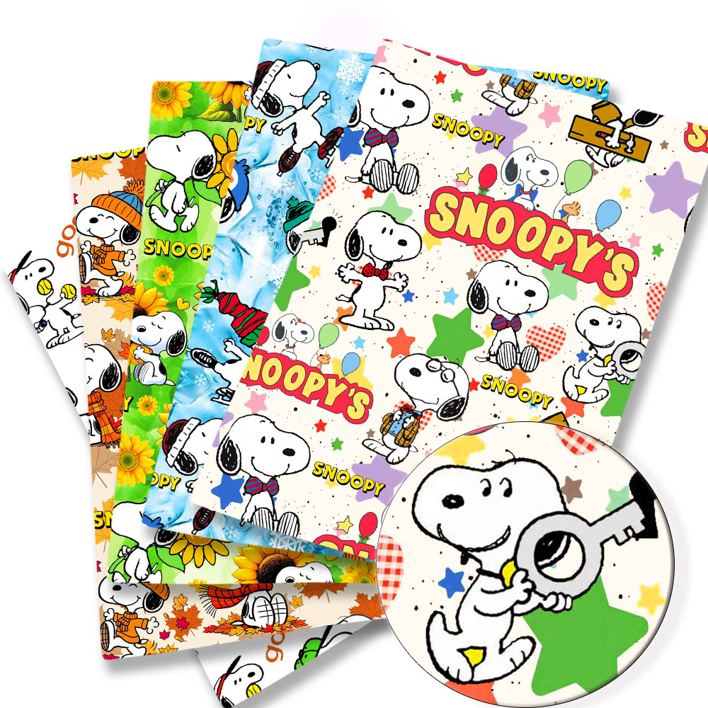 Sewing Production - TAKARA TOMY Snoopy kumaş140x50CM Karikatür baskılı