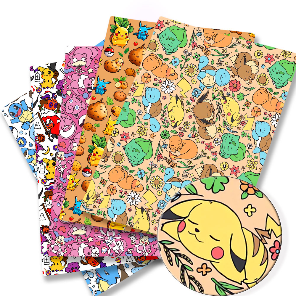 Sewing Production - Pokemon Karikatür Fabric140*50 cm El Yapımı