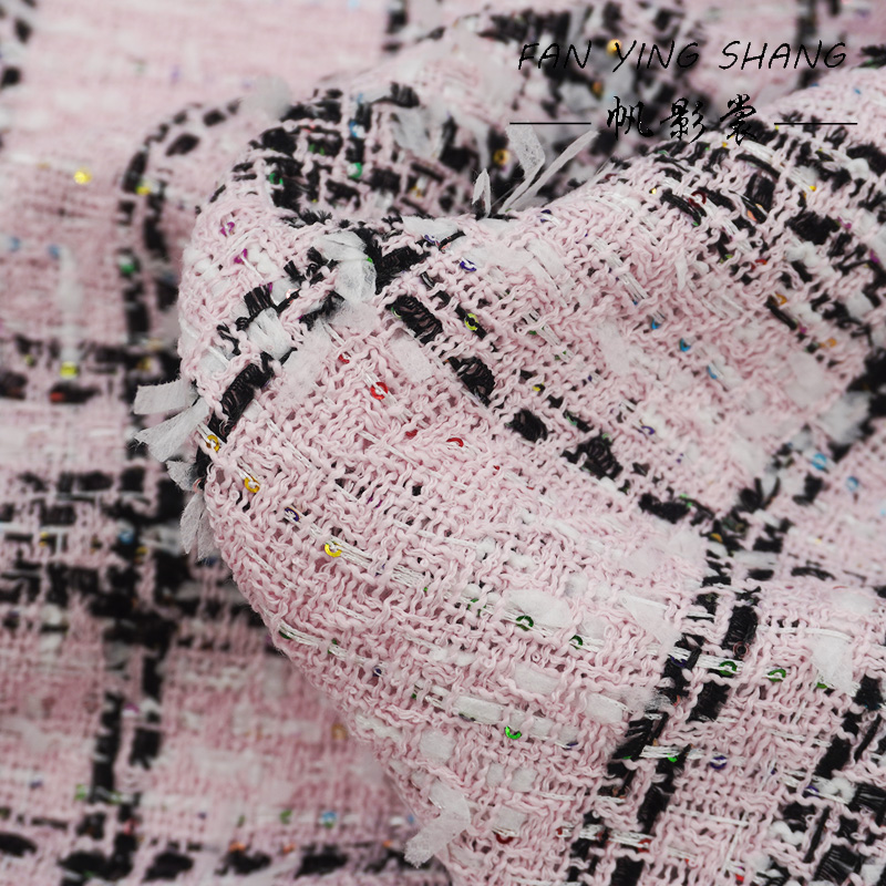 Pembe Klasik Büyük Ekose Renkl - Sewing Tweed incelemesi ve fiyatı