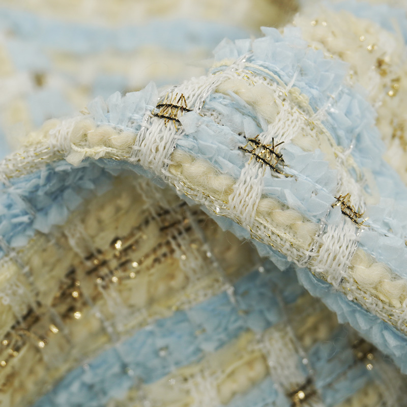 Açık Mavi Bej Ekose Buklet Tüv - Sewing Tweed incelemesi ve fiyatı