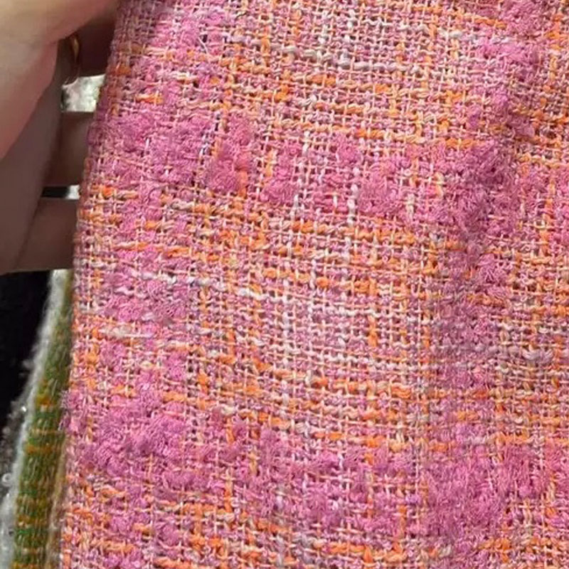 Pembe ve Turuncu Kafes Desenli - Sewing Tweed incelemesi ve fiyatı