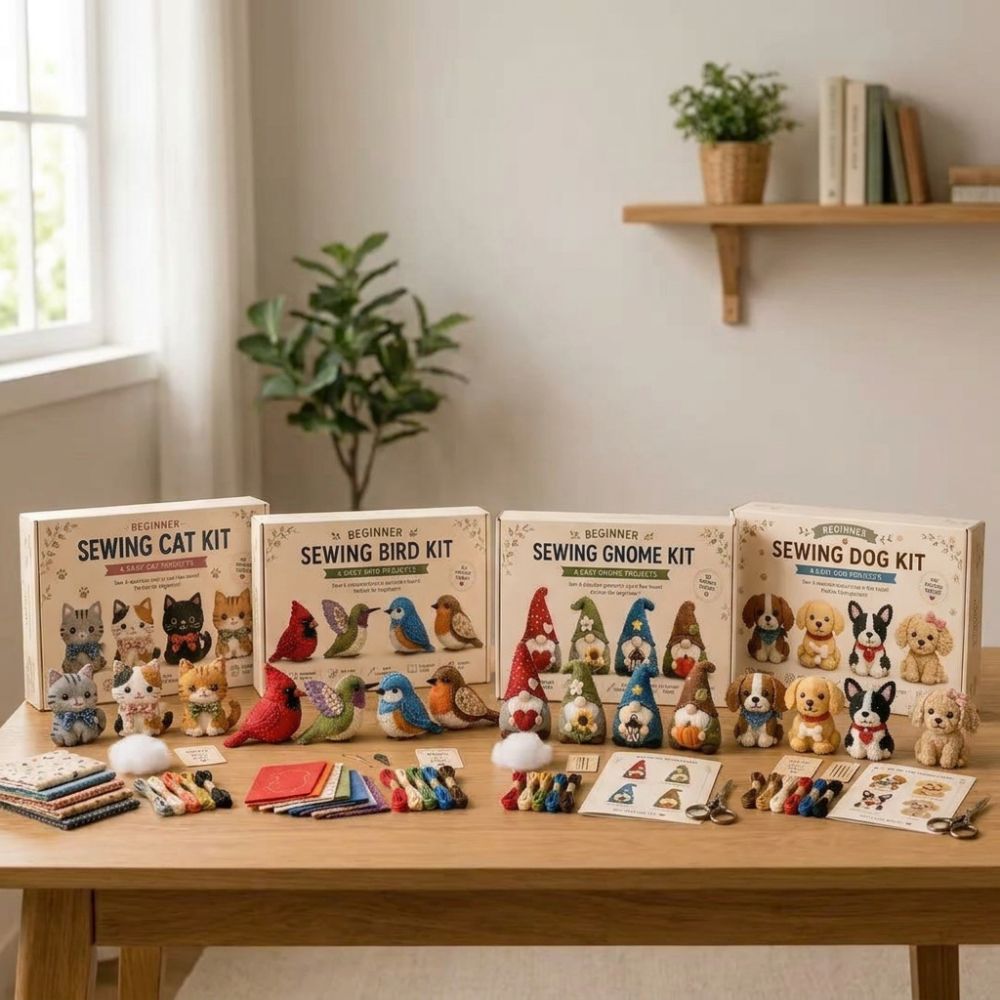 Önceden Kesilmiş Kumaş 3D Keçe - Textile Sewing Kit incelemesi ve fiyatı