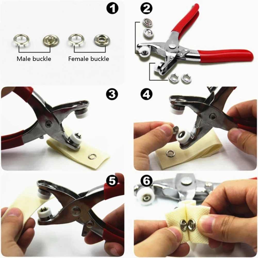 9.5mm Pençe Çivili Düğmeler Me - Snap Button Plier incelemesi ve fiyatı